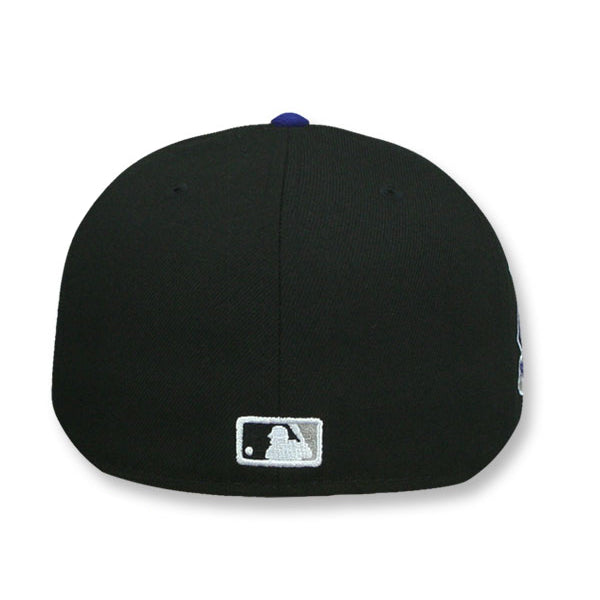 大谷翔平モデル ニューエラ 59FIFTY ロサンゼルス ドジャース MLB SHOHEI OHTANI ARCH FITTED CAP BLACK-ROYAL BLUE