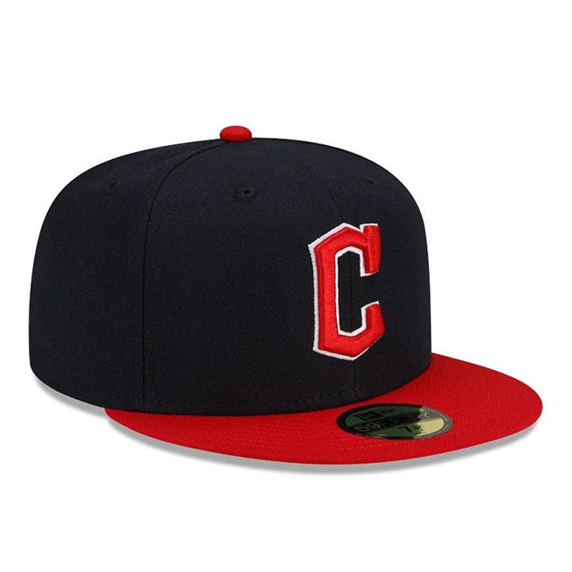 ニューエラ キャップ 59FIFTY クリーブランド ガーディアンズ MLB ON-FIELD AUTHENTIC HOME FITTED CAP NAVY RED