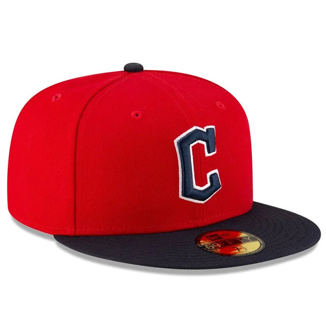 ニューエラ キャップ 59FIFTY クリーブランド ガーディアンズ MLB ON-FIELD AUTHENTIC HOME2 FITTED CAP RED NAVY