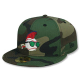 ニューエラ 59FIFTY 映画 メジャーリーグ WILD THING FITTED CAP WOODLAND CAMO