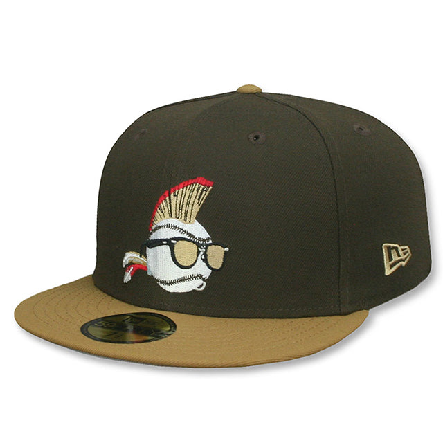 ニューエラ 59FIFTY 映画 メジャーリーグ WILD THING FITTED CAP BROWN-WHEAT