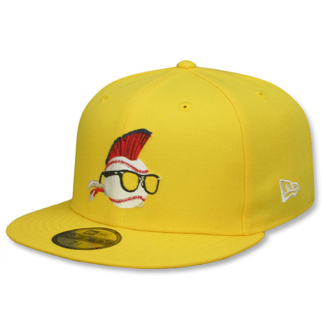 ニューエラ 59FIFTY 映画 メジャーリーグ WILD THING FITTED CAP YELLOW