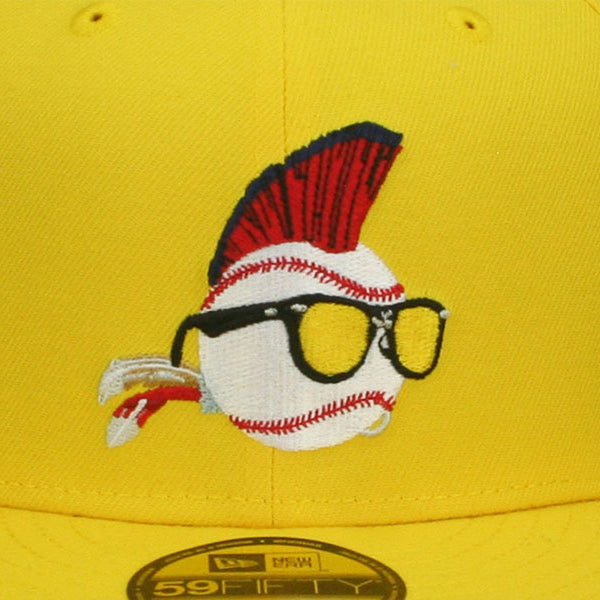 ニューエラ 59FIFTY 映画 メジャーリーグ WILD THING FITTED CAP YELLOW