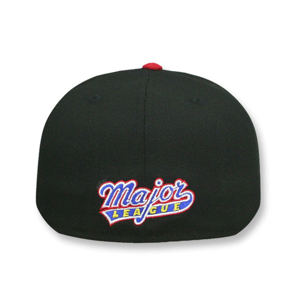 ニューエラ 59FIFTY 映画 メジャーリーグ WILD THING FITTED CAP BLACK-RED