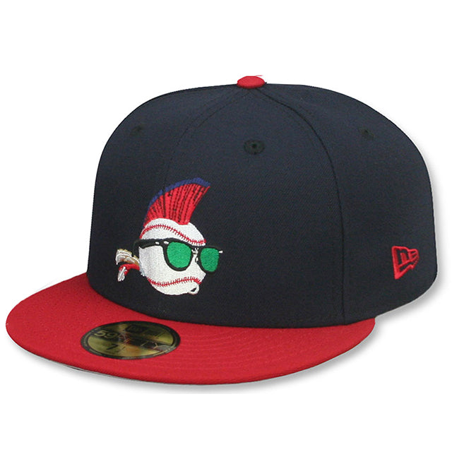 ニューエラ 59FIFTY 映画 メジャーリーグ WILD THING FITTED CAP NAVY-RED