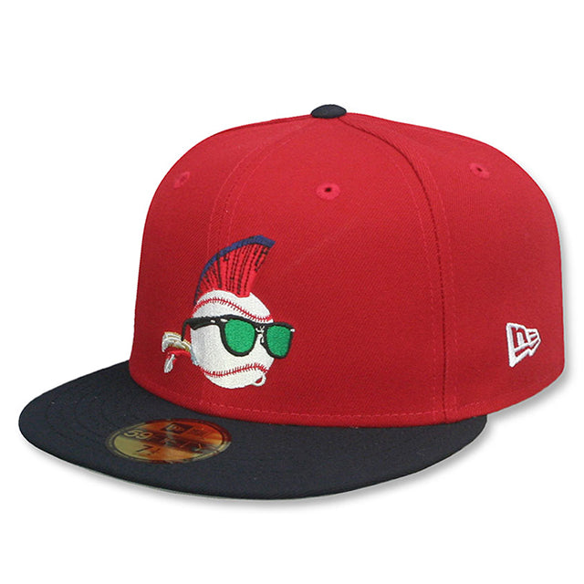 ニューエラ 59FIFTY 映画 メジャーリーグ WILD THING FITTED CAP RED-NAVY