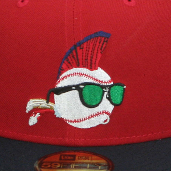 ニューエラ 59FIFTY 映画 メジャーリーグ WILD THING FITTED CAP RED-NAVY