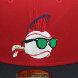 ニューエラ 59FIFTY 映画 メジャーリーグ WILD THING FITTED CAP RED-NAVY
