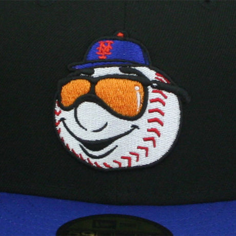 シティコネクト ニューエラ キャップ 59FIFTY ニューヨーク メッツ MLB SHADES MR MET FITTED CAP BLACK-ROYAL BLUE