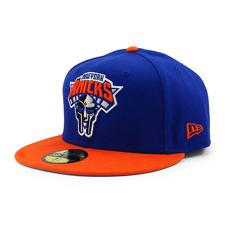 MF DOOMコラボ ニューエラ キャップ 59FIFTY ニューヨーク ニックス NBA FITTED CAP BLUE