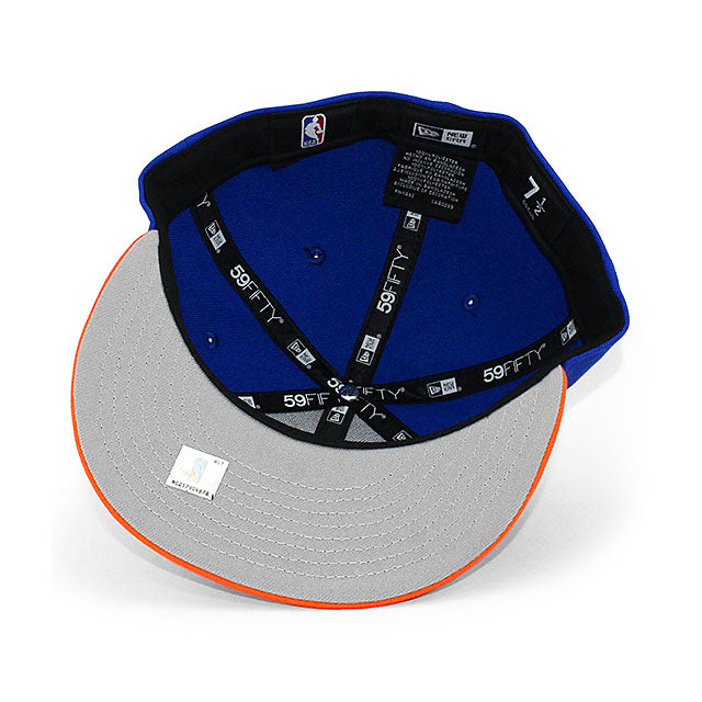MF DOOMコラボ ニューエラ キャップ 59FIFTY ニューヨーク ニックス NBA FITTED CAP BLUE