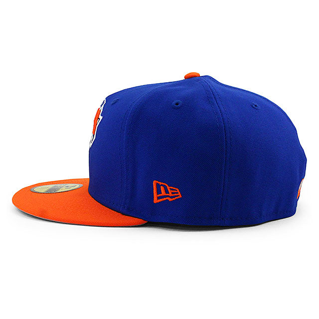 MF DOOMコラボ ニューエラ キャップ 59FIFTY ニューヨーク ニックス NBA FITTED CAP BLUE