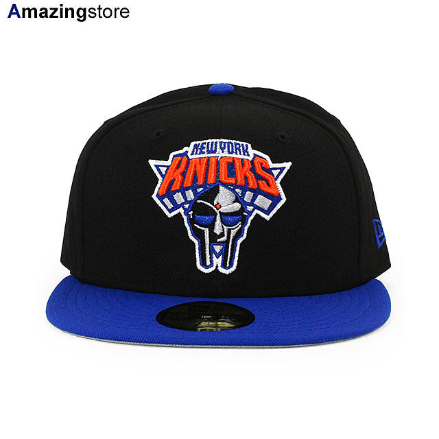MF DOOMコラボ ニューエラ キャップ 59FIFTY ニューヨーク ニックス NBA FITTED CAP BLACK