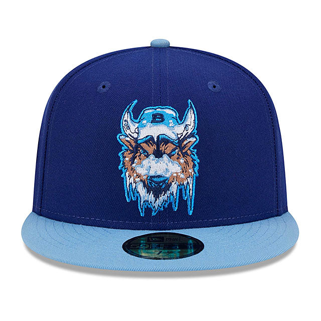 ニューエラ キャップ 59FIFTY バッファロー バイソンズ MiLB MARVEL DEFENDERS FITTED CAP BLUE