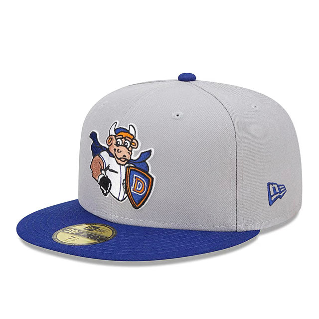 ニューエラ キャップ 59FIFTY ダーラム ブルズ MiLB MARVEL DEFENDERS FITTED CAP GRAY