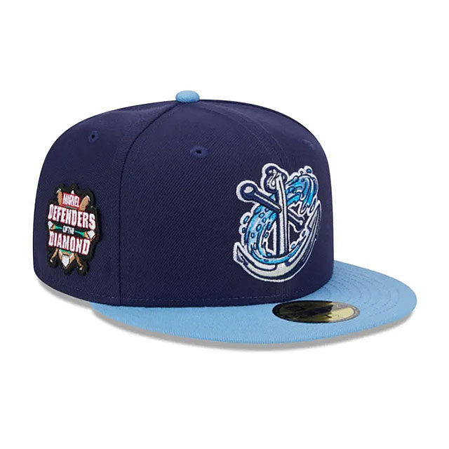ニューエラ キャップ 59FIFTY コロンバス クリッパーズ MiLB MARVEL DEFENDERS FITTED CAP NAVY