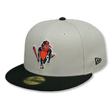 ニューエラ キャップ 59FIFTY ボルチモア オリオールズ MLB ANGRY BIRD FITTED CAP STONE