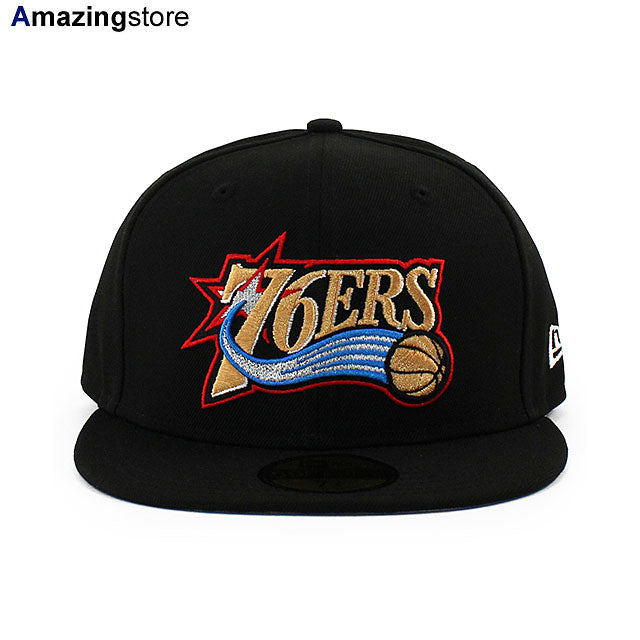 ニューエラ キャップ 59FIFTY フィラデルフィア セブンティシクサーズ NBA 1997-2008 HWC FITTED CAP BLACK