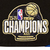 ニューエラ キャップ 59FIFTY ニューヨーク ニックス 2026 NBA FINALS CHAMPIONS SIDE PATCH FITTED CAP BLACK