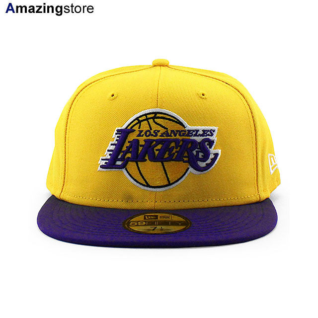 ニューエラ キャップ 59FIFTY ロサンゼルス レイカーズ NBA TEAM BASIC FITTED CAP GOLD
