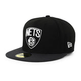 ニューエラ キャップ 59FIFTY ブルックリン ネッツ NBA TEAM BASIC FITTED CAP BLACK