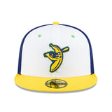 海外取寄 ニューエラ キャップ 59FIFTY サバンナ バナナズ ALTENATE FITTED CAP WHITE-BLUE