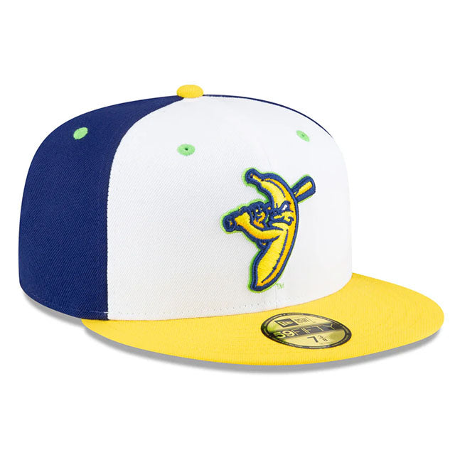 海外取寄 ニューエラ キャップ 59FIFTY サバンナ バナナズ ALTENATE FITTED CAP WHITE-BLUE
