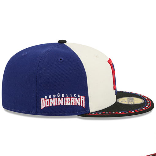 ニューエラ キャップ 59FIFTY WBC ドミニカ共和国 2026 WORLD BASEBALL CLASSIC COUNTRY CONNECT FITTED CAP WHITE-ROYAL BLUE-BLACK