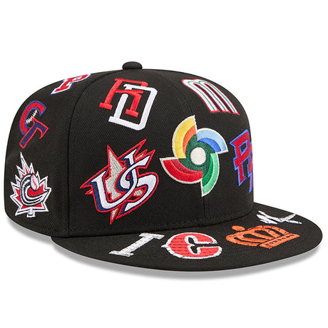 ニューエラ キャップ 59FIFTY WBC 2026 WORLD BASEBALL CLASSIC ALL-OVER FITTED CAP BLACK
