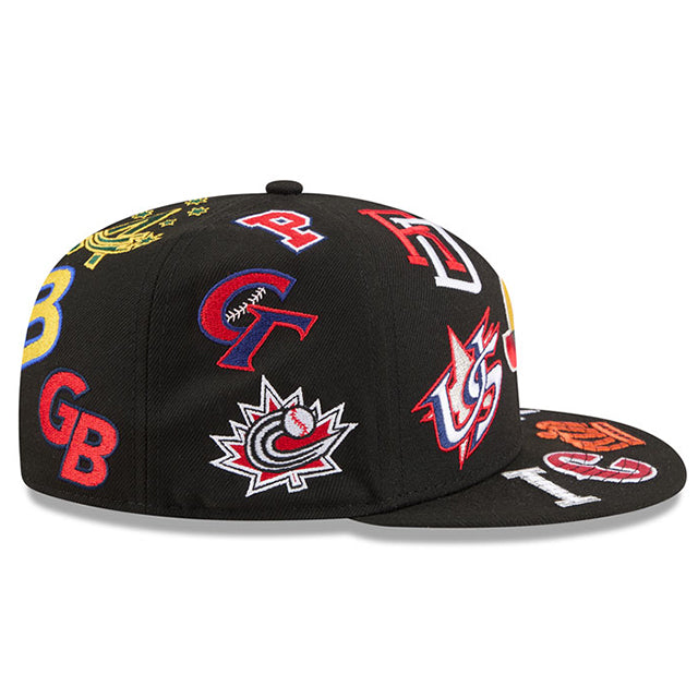 ニューエラ キャップ 59FIFTY WBC 2026 WORLD BASEBALL CLASSIC ALL-OVER FITTED CAP BLACK