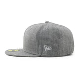 ニューエラ キャップ 59FIFTY BLANK BASIC FITTED CAP HEATHER GREY WHITE FLAG NEW ERA