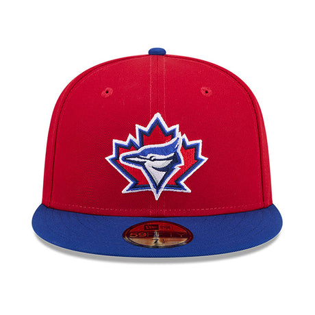 ニューエラ キャップ 59FIFTY トロント ブルージェイズ 2026 CANADA DAY FITTED CAP RED-ROYAL BLUE