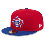 カナダデーモデル ニューエラ キャップ 59FIFTY トロント ブルージェイズ 2026 CANADA DAY FITTED CAP RED-ROYAL BLUE