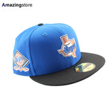 ニューエラ キャップ 59FIFTY テキサス レンジャーズ MLB ARLINGTON STADIUM KELLY GREY BOTTOM FITTED CAP BLUE