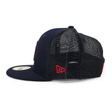 ニューエラ キャップ 59FIFTY ボストン レッドソックス MLB BATTING PRACTICE TRUCKER FITTED CAP NAVY
