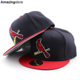 ニューエラ キャップ 59FIFTY セントルイス カージナルス MLB OLD AUTHENTIC 1999-2006 ALTERNATE FITTED CAP NAVY-RED