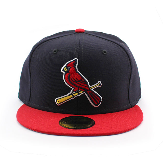 ニューエラ キャップ 59FIFTY セントルイス カージナルス MLB OLD AUTHENTIC 1999-2006 ALTERNATE FITTED CAP NAVY-RED