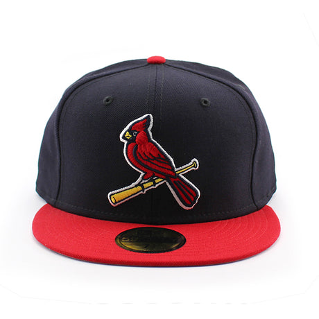 ニューエラ キャップ 59FIFTY セントルイス カージナルス MLB OLD AUTHENTIC 1999-2006 ALTERNATE FITTED CAP NAVY-RED
