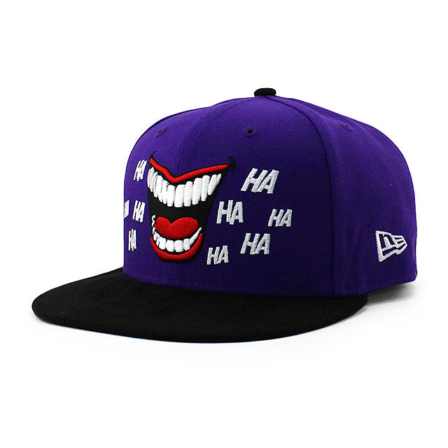 ニューエラ キャップ 59FIFTY DCコミックス ジョーカー LAUGH OUT LOUD FITTED CAP PURPLE