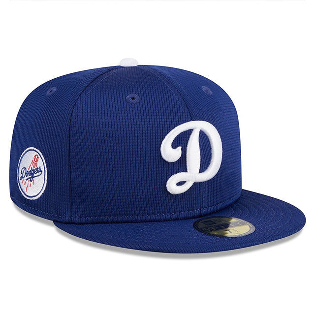 ニューエラ キャップ 海外取寄  59FIFTY ロサンゼルス ドジャース 2024 MLB BATTING PRACTICE BP FITTED CAP ROYAL BLUE