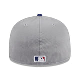 ニューエラ キャップ 海外取寄  59FIFTY ロサンゼルス ドジャース 2024 MLB BATTING PRACTICE BP FITTED CAP GRAY