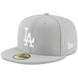2025 ワールドシリーズモデル ニューエラ キャップ 59FIFTY ロサンゼルス ドジャース MLB WORLD SERIES  FITTED CAP GREY-WHITE