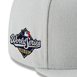 2025 ワールドシリーズモデル ニューエラ キャップ 59FIFTY ロサンゼルス ドジャース MLB WORLD SERIES  FITTED CAP GREY-WHITE