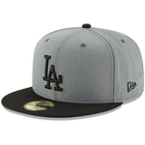 2025 ワールドシリーズモデル ニューエラ キャップ 59FIFTY ロサンゼルス ドジャース MLB WORLD SERIES FITTED CAP GREY-BLACK