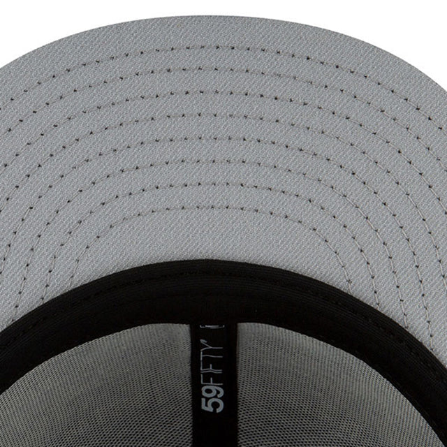 2025 ワールドシリーズモデル ニューエラ キャップ 59FIFTY ロサンゼルス ドジャース MLB WORLD SERIES FITTED CAP GREY-BLACK