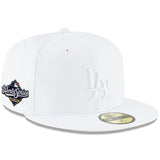 2025 ワールドシリーズモデル ニューエラ キャップ 59FIFTY ロサンゼルス ドジャース MLB WORLD SERIES FITTED CAP WHITEOUT