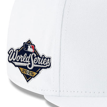 2025 ワールドシリーズモデル ニューエラ キャップ 59FIFTY ロサンゼルス ドジャース MLB WORLD SERIES FITTED CAP WHITEOUT