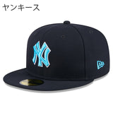 父の日モデル ニューエラ キャップ 59FIFTY MLB 2024 FATHERS DAY FITTED CAP ROYAL BLUE LIGHT BLUE BOTTOM