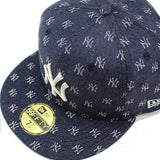 ニューエラ キャップ 59FIFTY ニューヨーク ヤンキース MLB JACQUARD FITTED CAP NAVY-CHROME