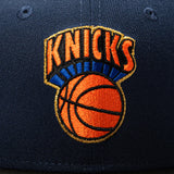 海外取寄 ニューエラ キャップ 59FIFTY ニューヨーク ニックス EST LIGHT BLUE BOTTOMS FITTED CAP NAVY